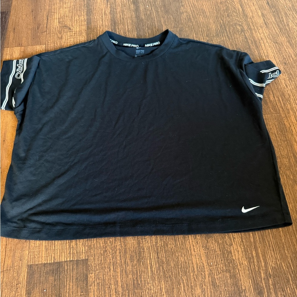 Nike Black Short Sleeve Top